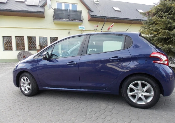 Peugeot 208 cena 28500 przebieg: 84200, rok produkcji 2014 z Jarosław małe 232